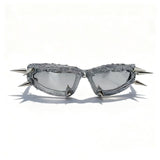 Trendy punk glasses cat eyes