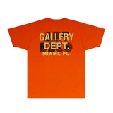 Gallery Dept T Shirt Retro Printed Loose Short-Sleeved Shirt