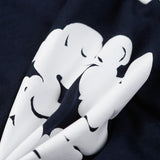 Denim Tears Outfit: T Shirt/Shorts (Separate Purchase Options) Loose Short Sleeve T-shirt Casual Shorts Suit