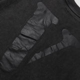 Vlone T Shirt Spring Summer Pattern Crew Neck Pullover Short Sleeve