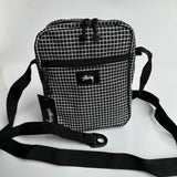 Mens Stussy Bag STUY Men's Plaid Vertical Shoulder Crossbody Bag