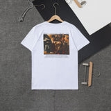 Caravaggio T-Shirts Spring/Summer round Neck Pullover Short Sleeve
