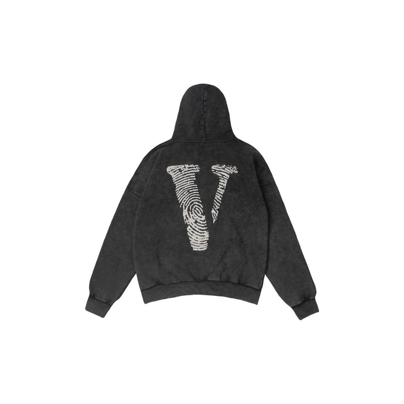 Vlone Hoodie autumn and winter fingerprint printing loose