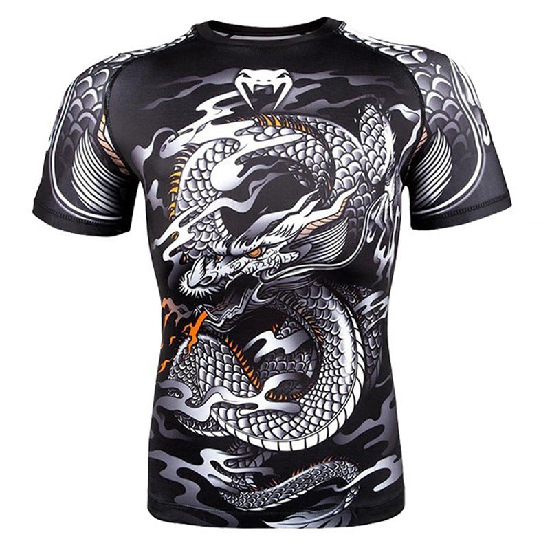 Marvel T Shirt T-shirt Short-Sleeve Tights Moving Edge Clothing