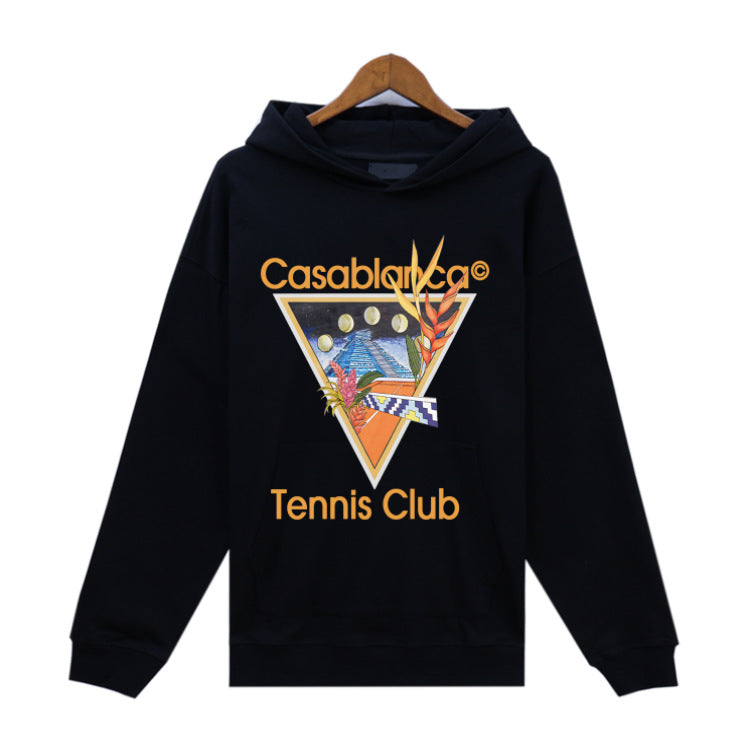 Casablanca Hoodie Autumn/Winter Alphabet Painted Textile