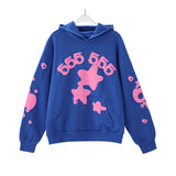Sp5der Hoodie Cobweb Puff Print Pure Cotton