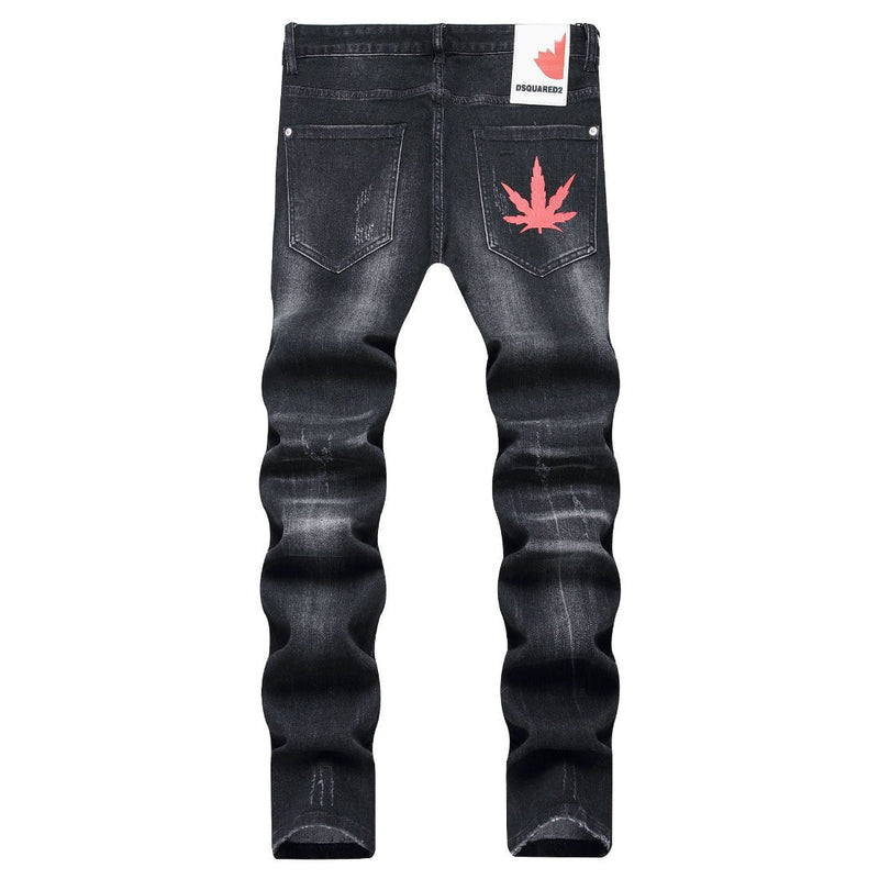 DSQ2 Jeans Distressed Slim-fit Stretch Jeans