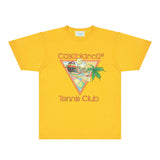 Casablanca T Shirts Fashion Print Street