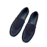 Louboutin-style red bottom shoes cl red bottom shoes mencasual loafers genuine leather slip-on loafers fashioneasiest for matchcasual shoes