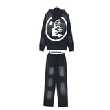 HS Hoodie And Pants Two-Piece Set