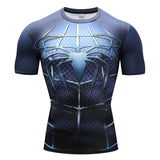 Marvel T Shirt Tight Men's Sports Fitness 3D Men's Clothing