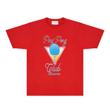 Casablanca T Shirts Fashion Print Street