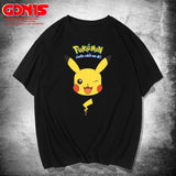 Men and Women Pokemon Pikachu T Shirt Pikachu Short Sleeve T-shirt