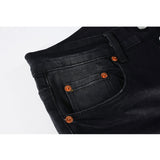 Purple Brand Jeans Pure Cotton High Street Trend