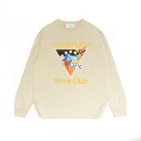 Casablanca Long sleeve T-shirt Portal Printed Cotton Crew Neck