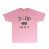 Gallery Dept T Shirt Retro Printed Loose Short-Sleeved Shirt