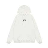 OFF WHITE Hoodie Trendy Street Style Personalized Cotton