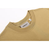 Fog Essentials T Shirts Spring/Summer Double Line Plastic Letter Crew Neck Short Sleeves