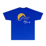 Rhude T Shirts Printed Trendy Pure Cotton