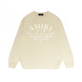 Amiri Long Sleeved Shirt Printed Trendy Pure Cotton