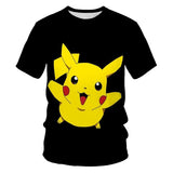 Men and Women Pokemon Pikachu T Shirt Anime Elf Baby 3D Digital Printing