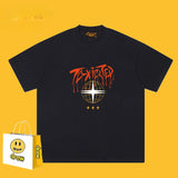 Drew T Shirts Short Sleeve Earth Print T-shirt