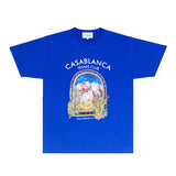 Casablanca T Shirts Fashion Print Street