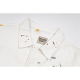 Gallery Dept Jacket Hand Painted Ink Splashing Multi Pocket Tooling Jacket Lapel Jacket