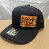 Trendy flat brimmed hat shade