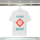 Casablanca T Shirts Fashion Casual Crew Neck Tee