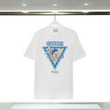 Casablanca T Shirts Spring Summer CASA Sea Fish Alphabet Starry Sky