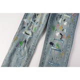 Purple Brand Jeans Pure Cotton High Street Trend