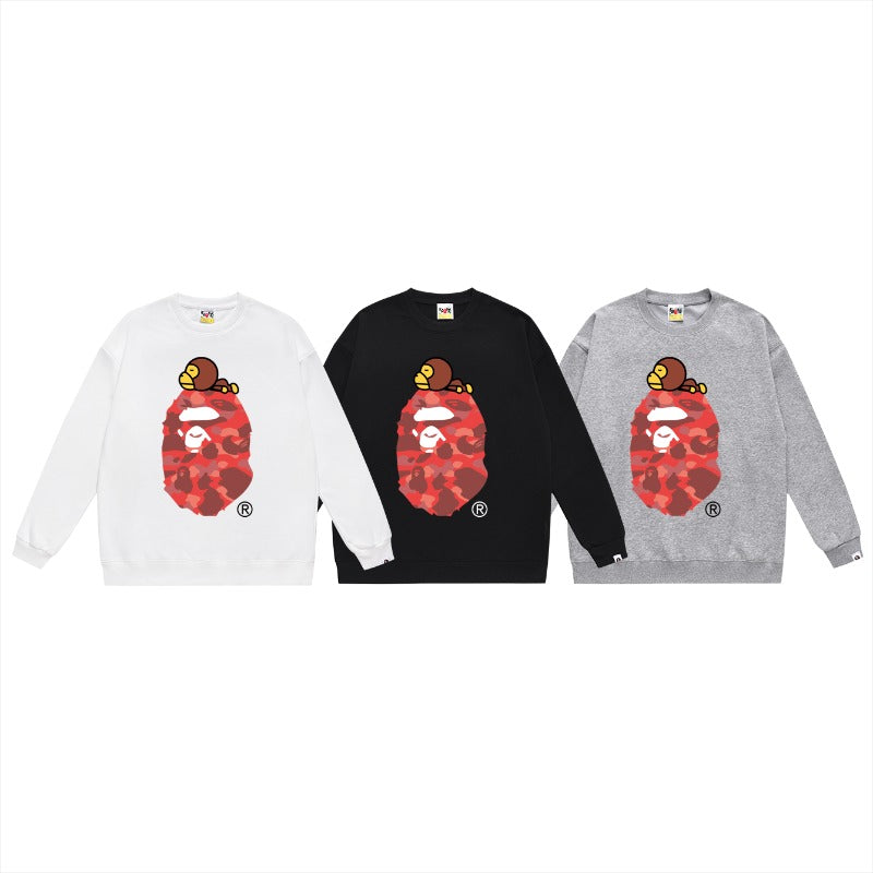 Bathing ape Crew neck sweatshirt