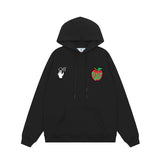 OFF WHITE Hoodie Trendy Street Style Personalized Cotton