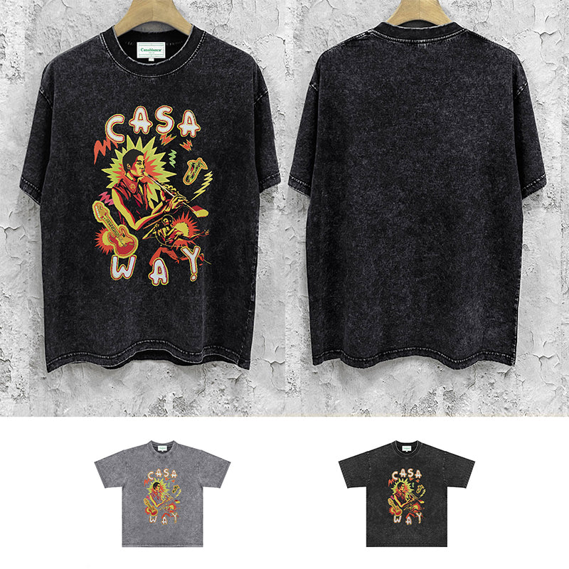 Casablanca Distressed T-Shirt