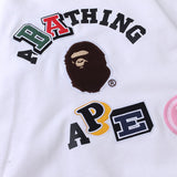 Bathing Ape Hoodie Shark Head Sweater Colored Letter Print Fall/Winter Hooded Jacket