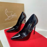 Louboutin-style red bottom shoes exportcl red bottom high heels women's stiletto pointed patent leather flatsfashionsexy style flats