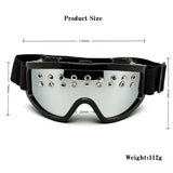 Trendy punk glasses rivets