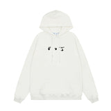OFF WHITE Hoodie Trendy Street Style Personalized Cotton