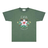 Casablanca T Shirts Fashion Print Street