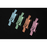 We11 Done T Shirts Color Logo Back Printing Men's and Women's Same Summer Casual