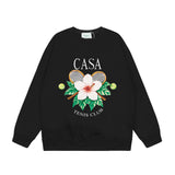Casablanca Sweatshirts Crew neck sweater autumn and winter print men and women
