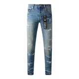 Purple Brand Jeans Pure Cotton High Street Trend