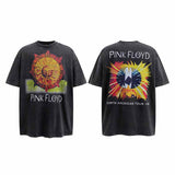 SAINT MICHAEL Vintage T Shirt Pink Floyd Band Short Sleeve