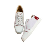 Louboutin-style red bottom shoes european station cl electric embroidery rivets red bottom sneakers easiest for matchtrendycouple style casual shoes guangdong