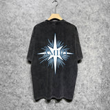 Amiri washed t-shirt star shield short sleeve