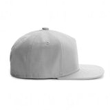 Trendy flat brimmed hat blank light plate without logo