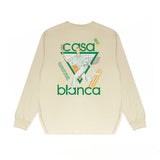 Casablanca Long sleeve T-shirt Printed loose T-shirt