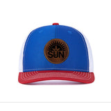 Trendy flat brimmed hat breathable for men and women