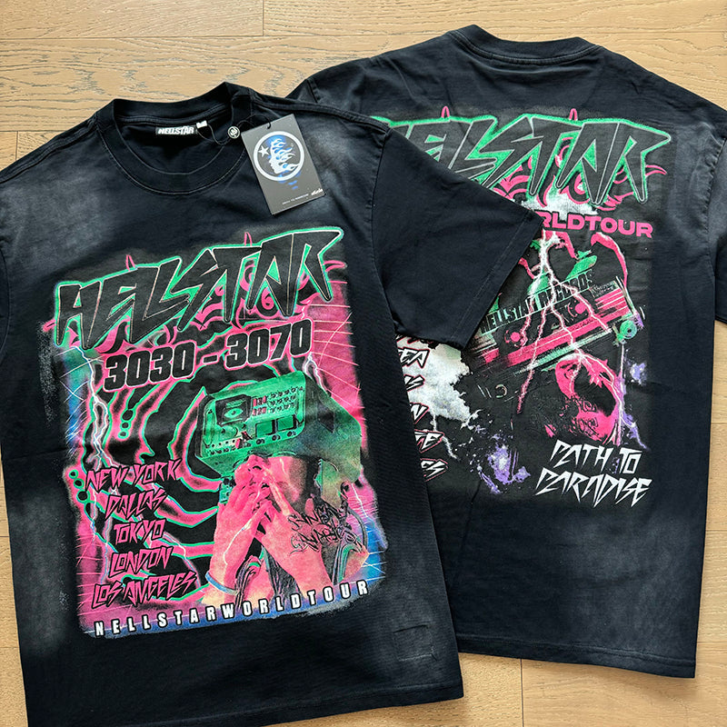 HS T Shirts Washed Aging Process